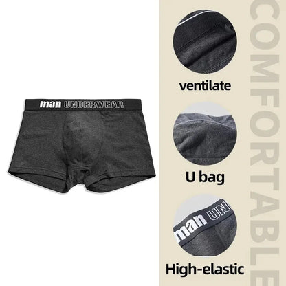 Men's Boxer Underwear: Soft, Breathable, Wide-Band Comfort