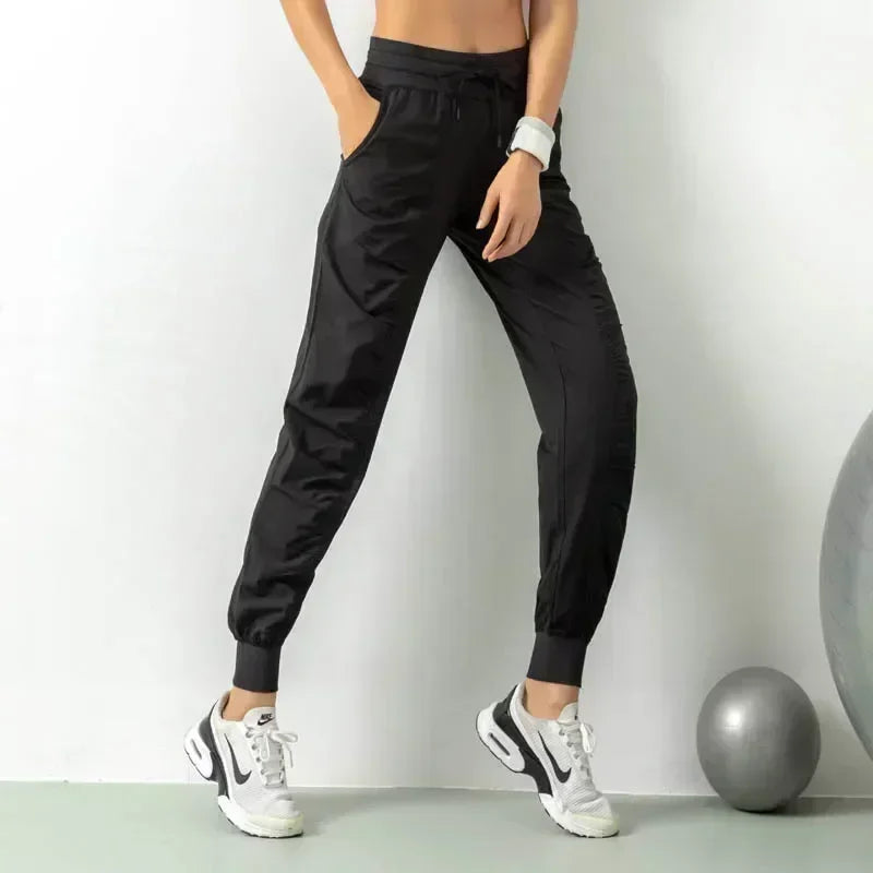 Women's Athletic Joggers with Side Pockets