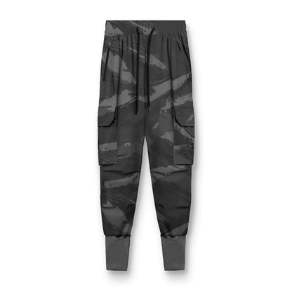 Men's Slim Fit Stretchy Camouflage Drawstring Sweatpants