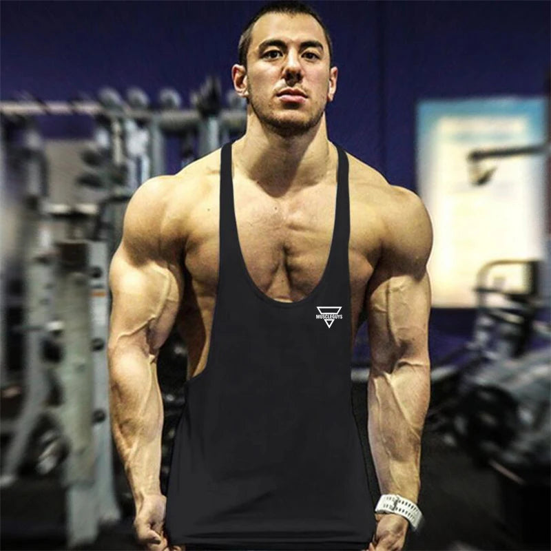 Men's Slim Fit Stringer Tank Top