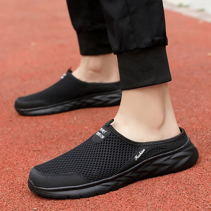 Non-Slip Mesh Breathable Soft and Comfortable Flat-Soled Slippers