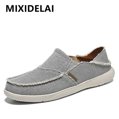 Men's Lightweight Canvas Slip-On Sneakers