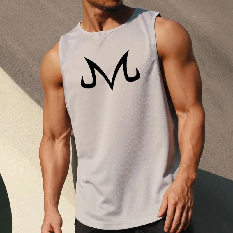 Men's Quick-Dry Sleeveless Stringer Tank Top - Various Colors