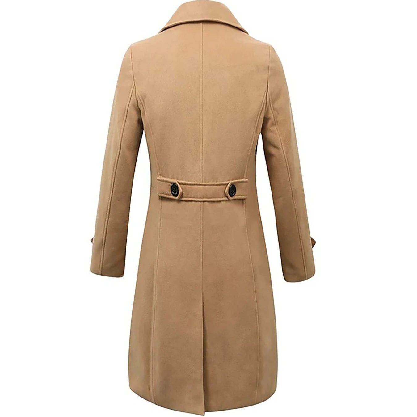 Men's Casual Double-Breasted Trench Coat- Various Colors