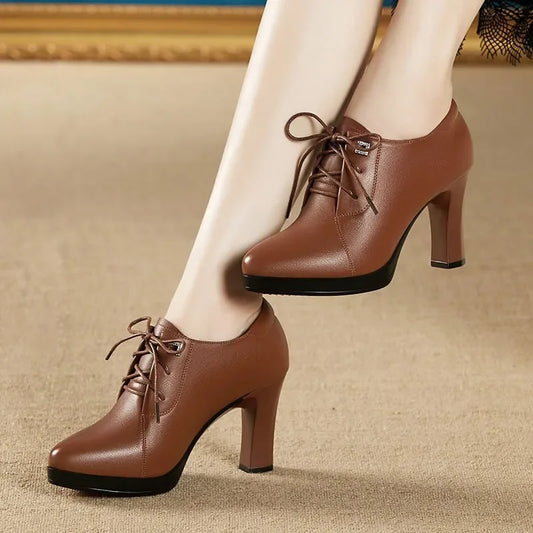 Classic High Heel Ankle Boots for Women