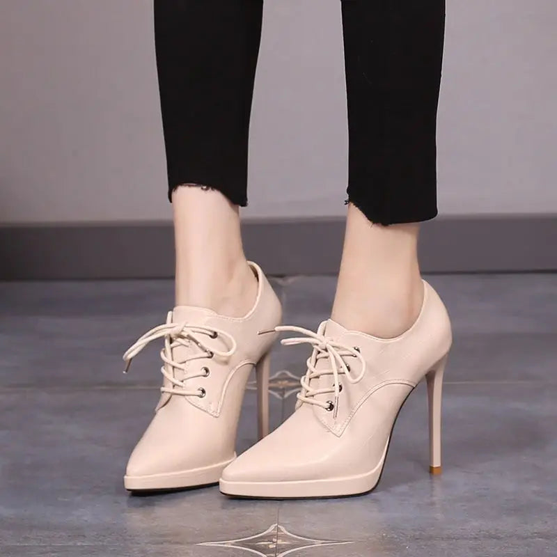 Classic High Heel Ankle Boots for Women