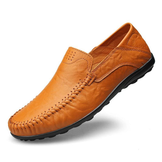 Men's Classic Slip-On Genuine Leather Shoes