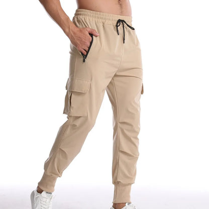 Men's Thin Loose Fit Quick-Drying Stretchy Sweatpants