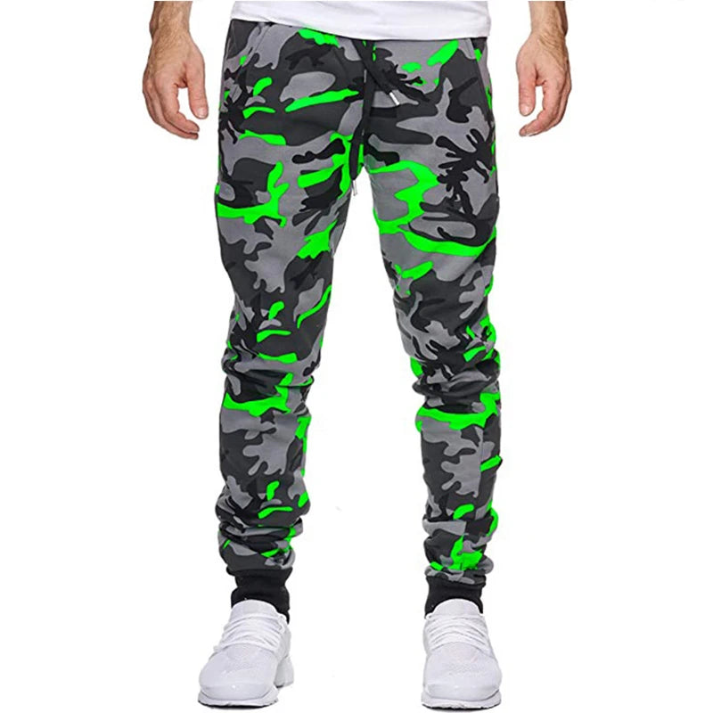 Men's Casual Camouflage Joggers-Various Colors