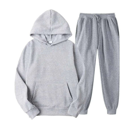 Men's Two-Piece Hoodie and Drawstring Jogger Set