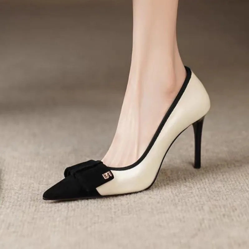 White Sided Stylish Heels for Women