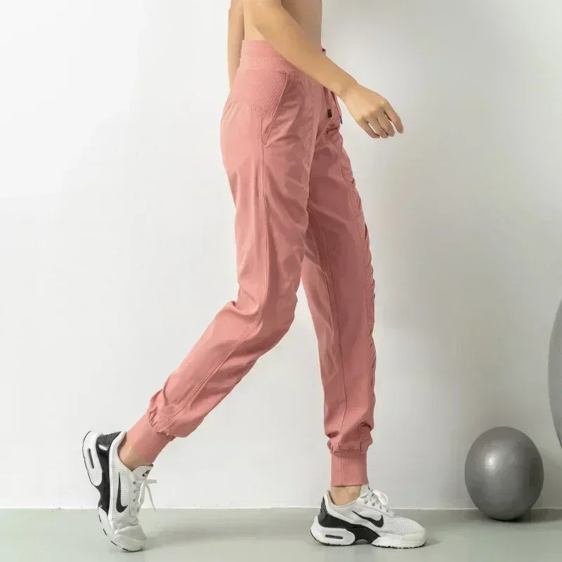 Women's Athletic Joggers with Side Pockets