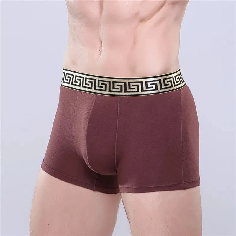 Men's Cotton Boxer Briefs - Various Colors