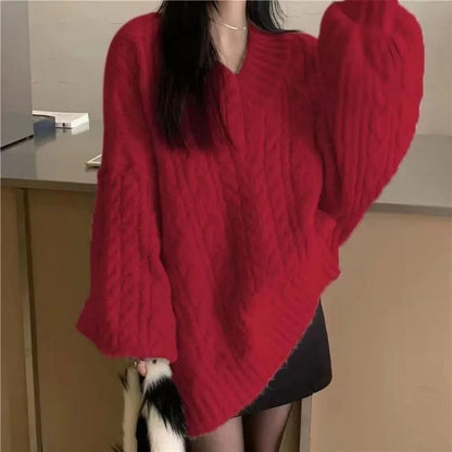 Womens Oversized  Knitted Sweater for Women - Various Colors