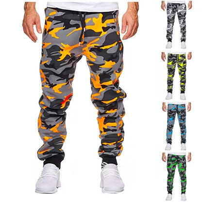 Men's Casual Camouflage Joggers-Various Colors