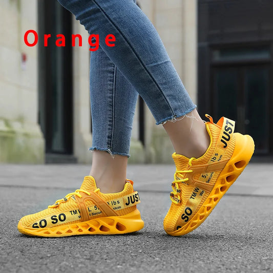 Unisex Comfortable Mesh Sneakers - Casual Sports Footwear with Breathable Design