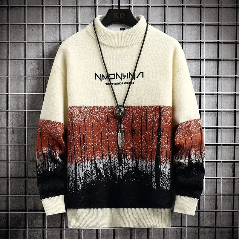 High-Quality Men's Thick Warm Pullover Sweater