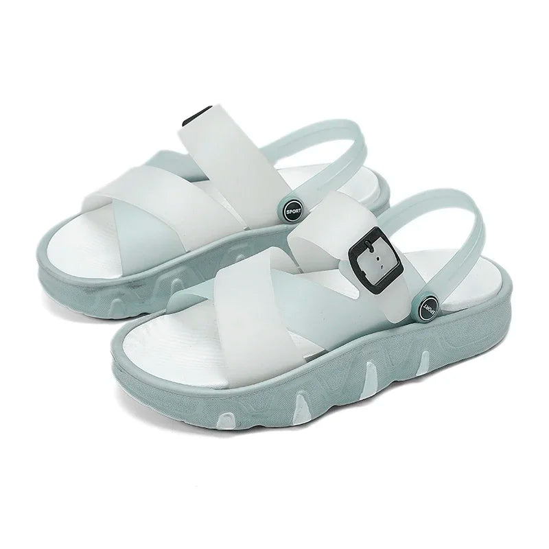 Men's Comfortable Beach Sandals - Casual Platform Outdoor Footwear, Breathable, Wear-Resistant, Non-Slip