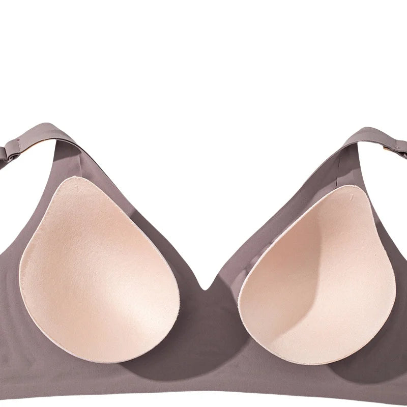 Set of 2 Seamless Women's Bras - Soft Padded Push-Up - Various Colors