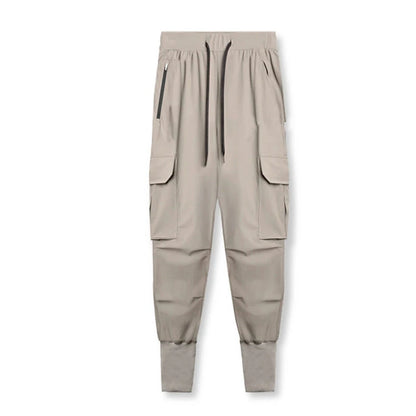 Men's Slim Fit Stretchy Camouflage Drawstring Sweatpants