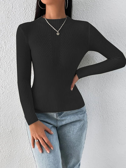 Women's Slim Fit Long Sleeve Turtleneck Sweater