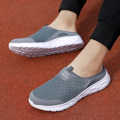 Non-Slip Mesh Breathable Soft and Comfortable Flat-Soled Slippers