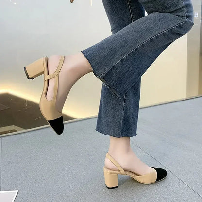 Women's Mid Heel Casual Style Heels