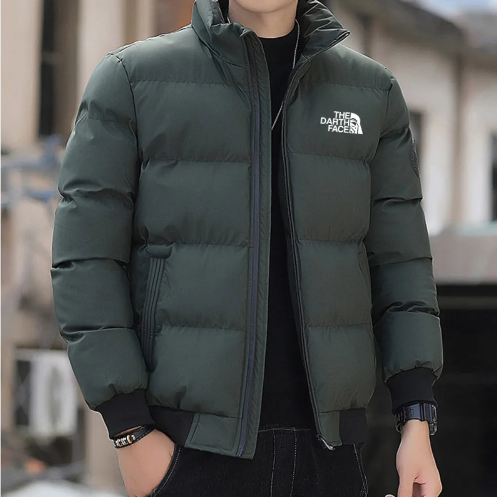 Men's Windproof Thick Warm Parka Jacket-Various Colors