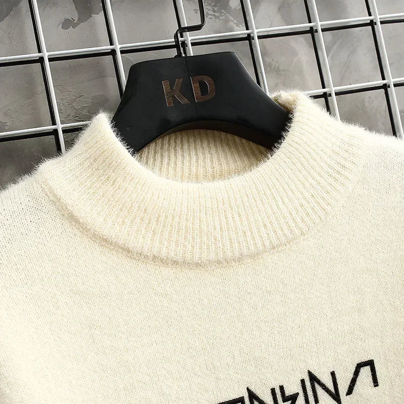 High-Quality Men's Thick Warm Pullover Sweater