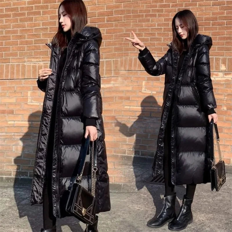 Women's Hooded Long Parka Jacket