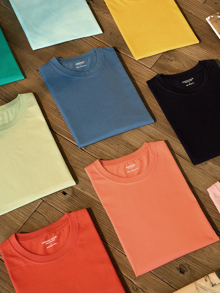 100% Cotton Casual Fit T-Shirt for Men  - Various Colors