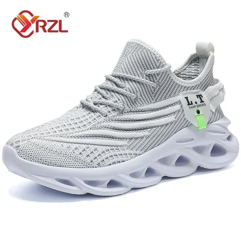 Men's Lightweight Breathable Running Sneakers - Comfortable Non-Slip Footwear