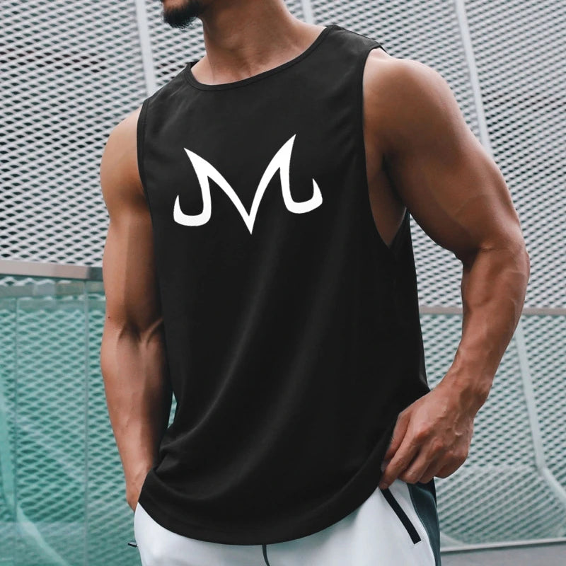 Men's Quick-Dry Sleeveless Stringer Tank Top - Various Colors