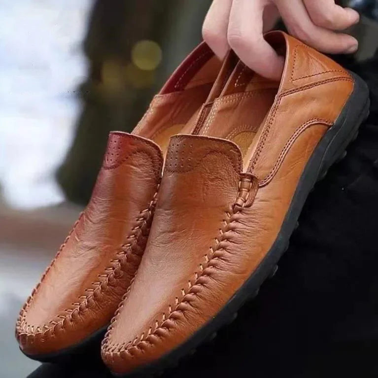 Men's Classic Slip-On Faux Leather Shoes