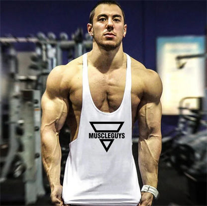 Men's Slim Fit Stringer Tank Top - Various Colors