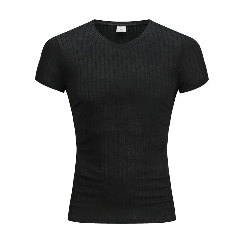 Men's Slim Fit V-Neck T-Shirt