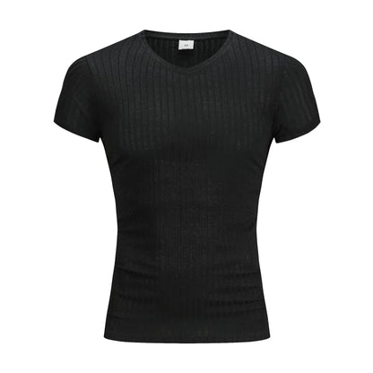 Men's Slim Fit V-Neck T-Shirt