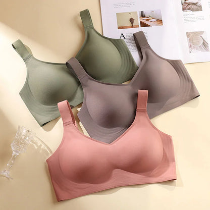 One-Piece Soft Support Push-Up Bra for Women with Adjustable Features