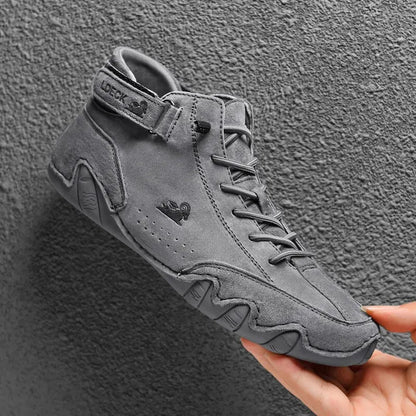 Men's Casual High-Top Waterproof Shoes