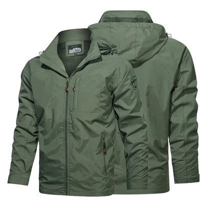 Men's Waterproof Tactical Raincoat Jacket-Various Colors