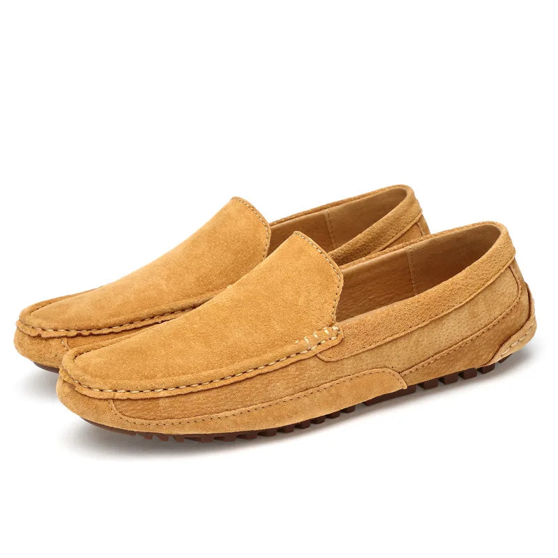  Men's Faux Suede Slip-On Shoes