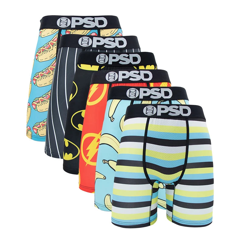 6-Pack Animated Print Men's Hipster Underwear