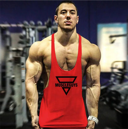 Men's Slim Fit Stringer Tank Top - Various Colors