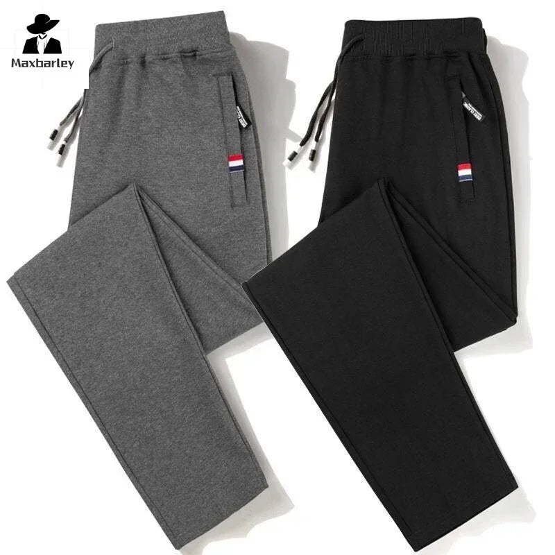 Men's Loose Fit Cotton Jogger Trousers - Various Colors