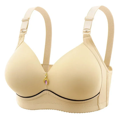 Steel-Free, Breathable, Non-Magnetic Thin-Cup Bra for Women - Various Colors