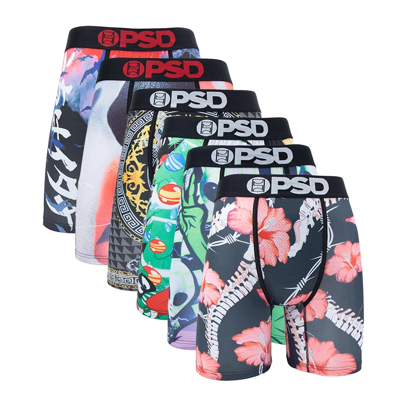 6-Pack Animated Print Men's Hipster Underwear