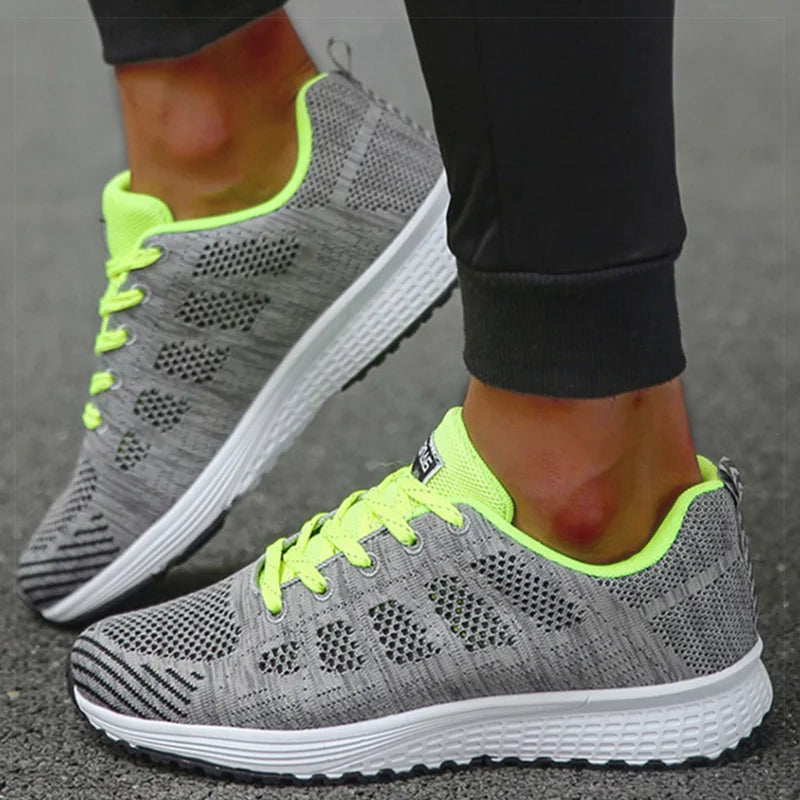 Womens Lightweight  Athletic Sneakers - Breathable Material-Various Colors