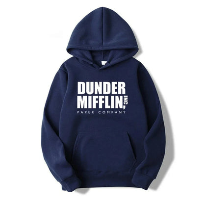 Dunder Mufflin Inc. Printed Unisex Hooded Sweatshirt - Various Colors