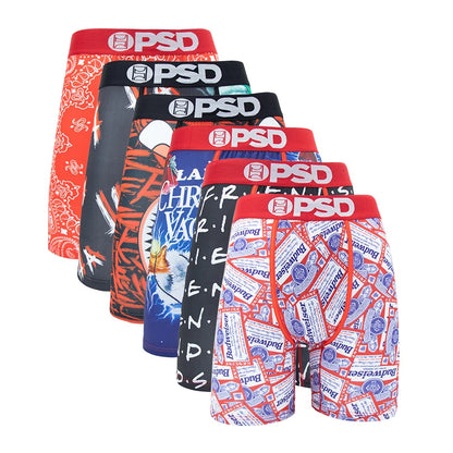 6-Pack Animated Print Men's Hipster Underwear