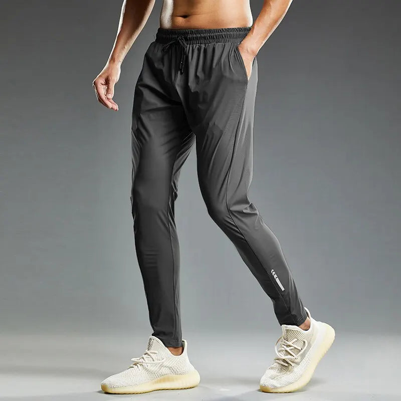 Men’s Elastic Running Joggers – Athletic Sweatpants for Sports and Exercise